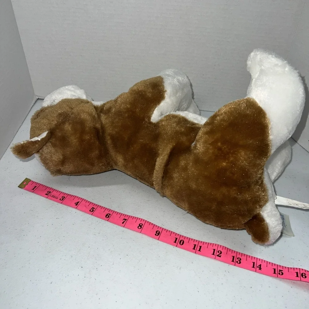 Build A Bear Bulldog Dog White Brown Boxer 14